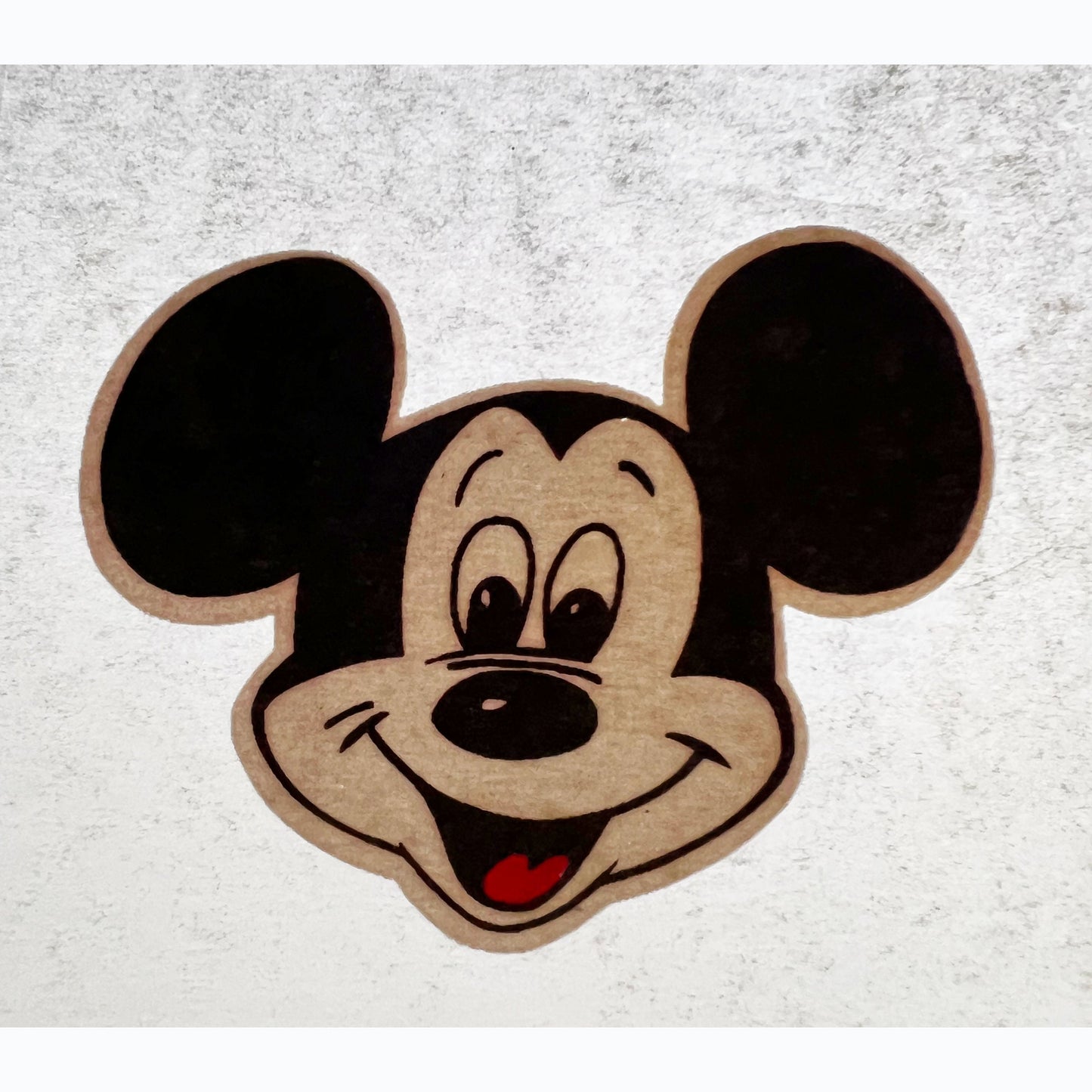 Small Mickey Mouse Disney Logo Vintage Iron On Heat Transfer