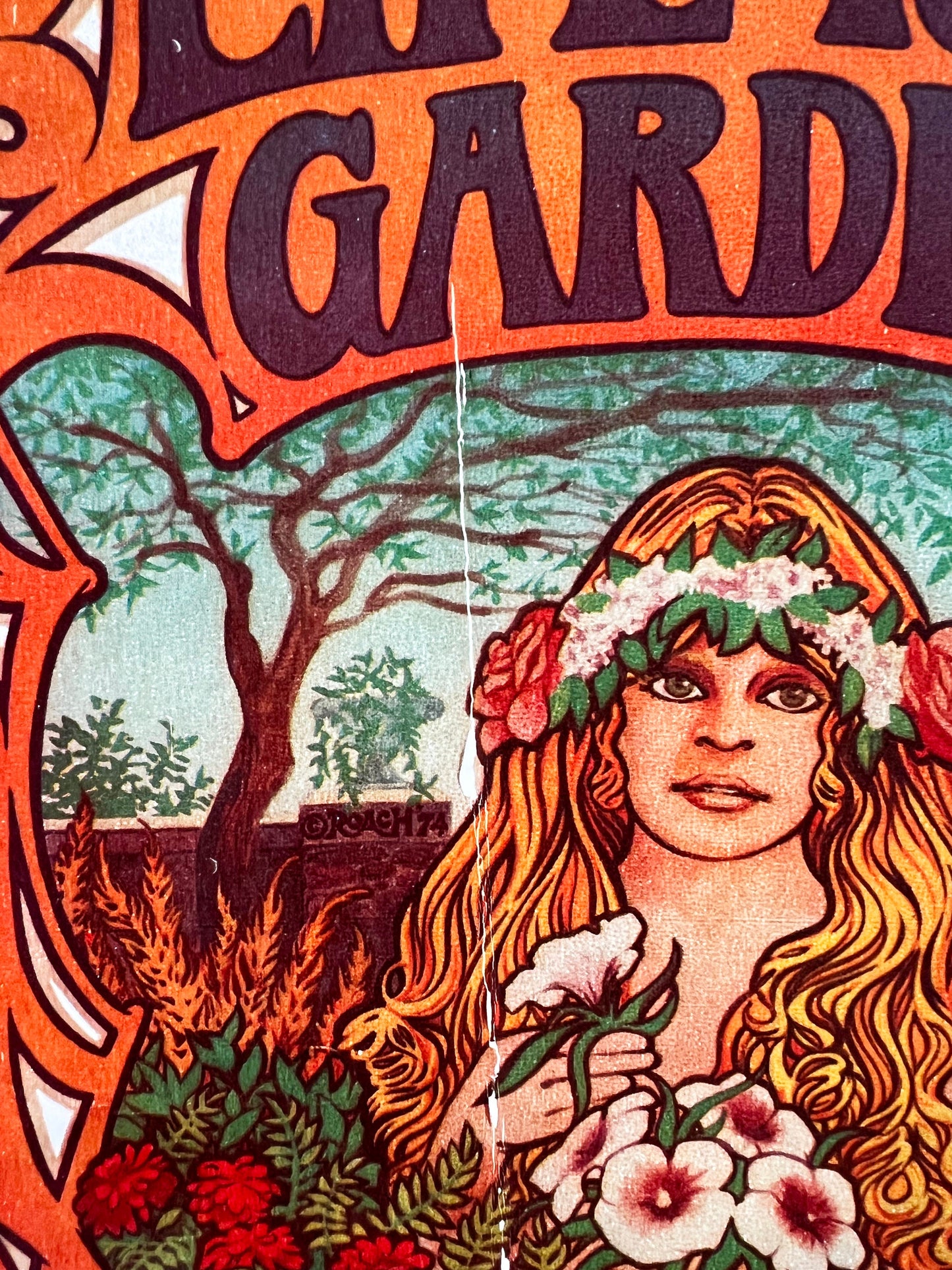 Life is a Garden. Dig it! Vintage Iron On Heat Transfer