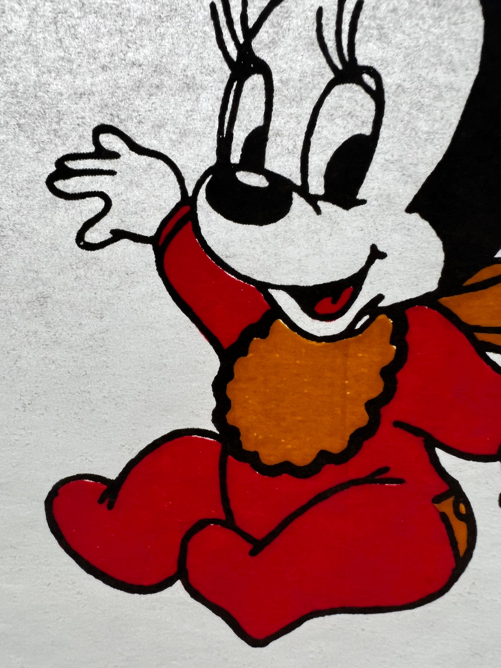 Red/Orange Baby Minnie Mouse Disney Vintage Iron On Heat Transfer – Vintage  Iron-ons