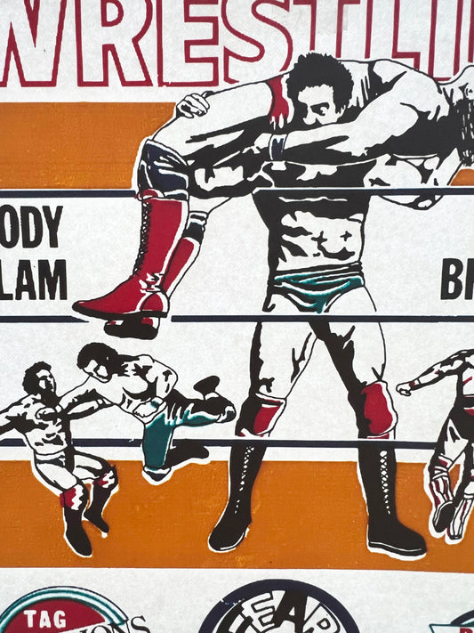 Fear No Evil Wrestling Vintage Iron On Heat Transfer