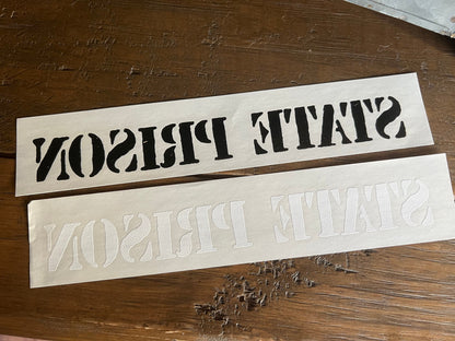 State Prison Vintage Iron On Heat Transfer