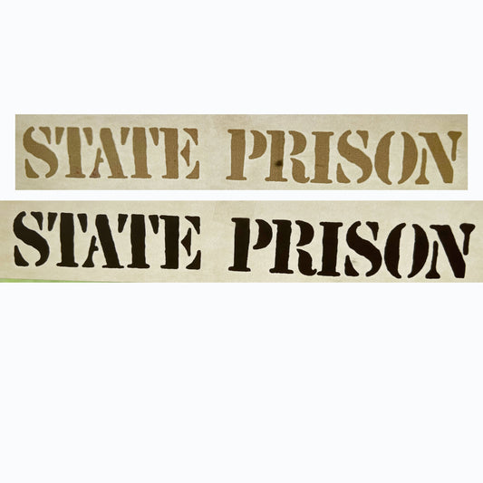State Prison Vintage Iron On Heat Transfer