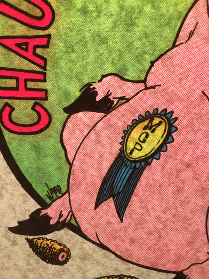 Chauvinist Pig Vintage 1975 Holoubek Studios Iron On Heat Transfer