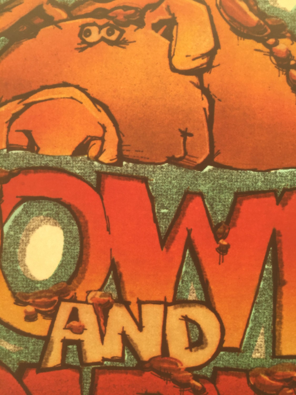 Down and Dirty Vintage Glitter Iron On Heat Transfer