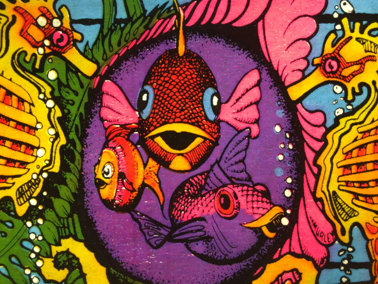 Under the Sea Vintage 1974 Iron On Heat Transfer