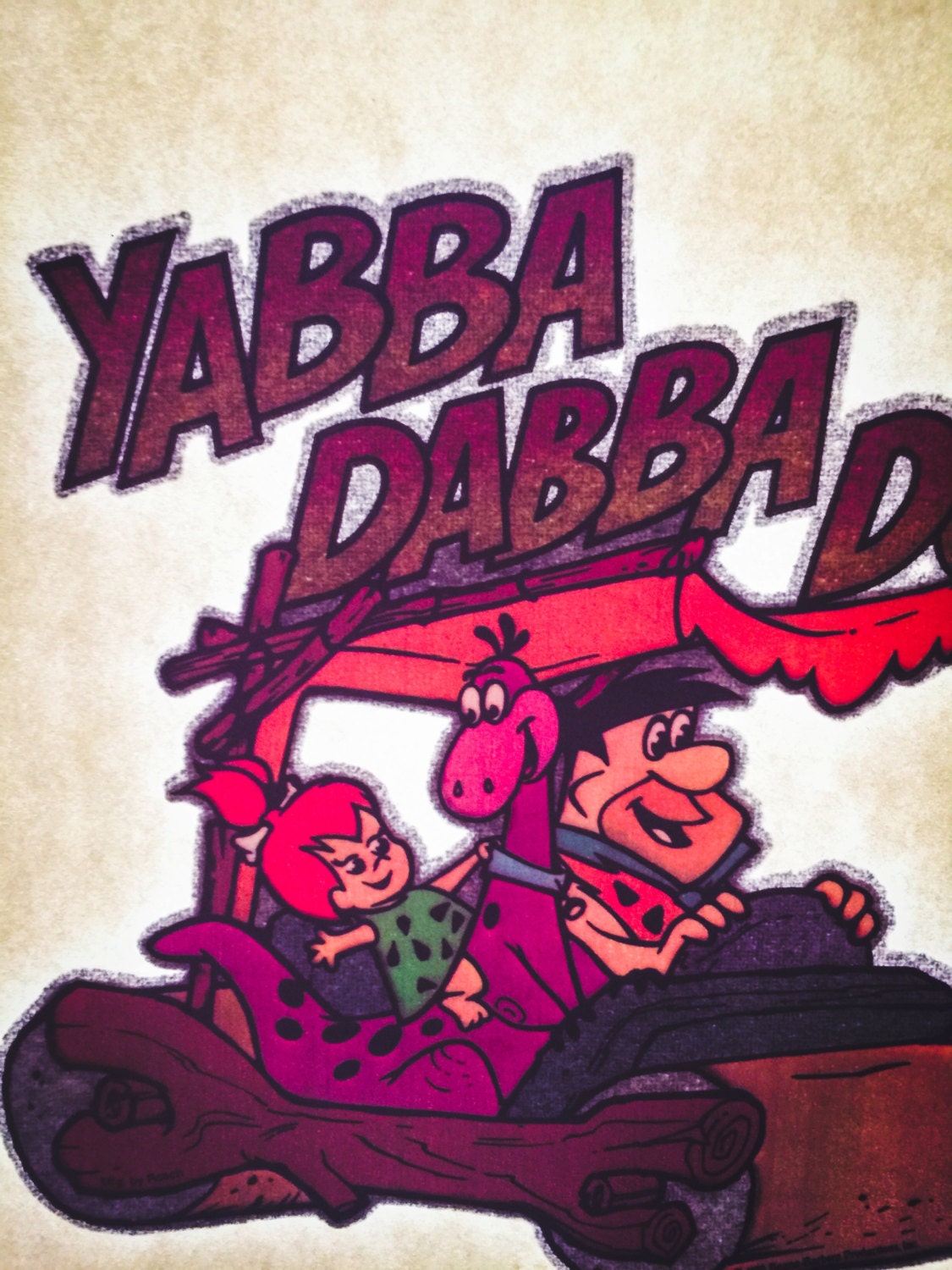 The Flintstones - Yabba Dabba Do Iron On Heat Transfer