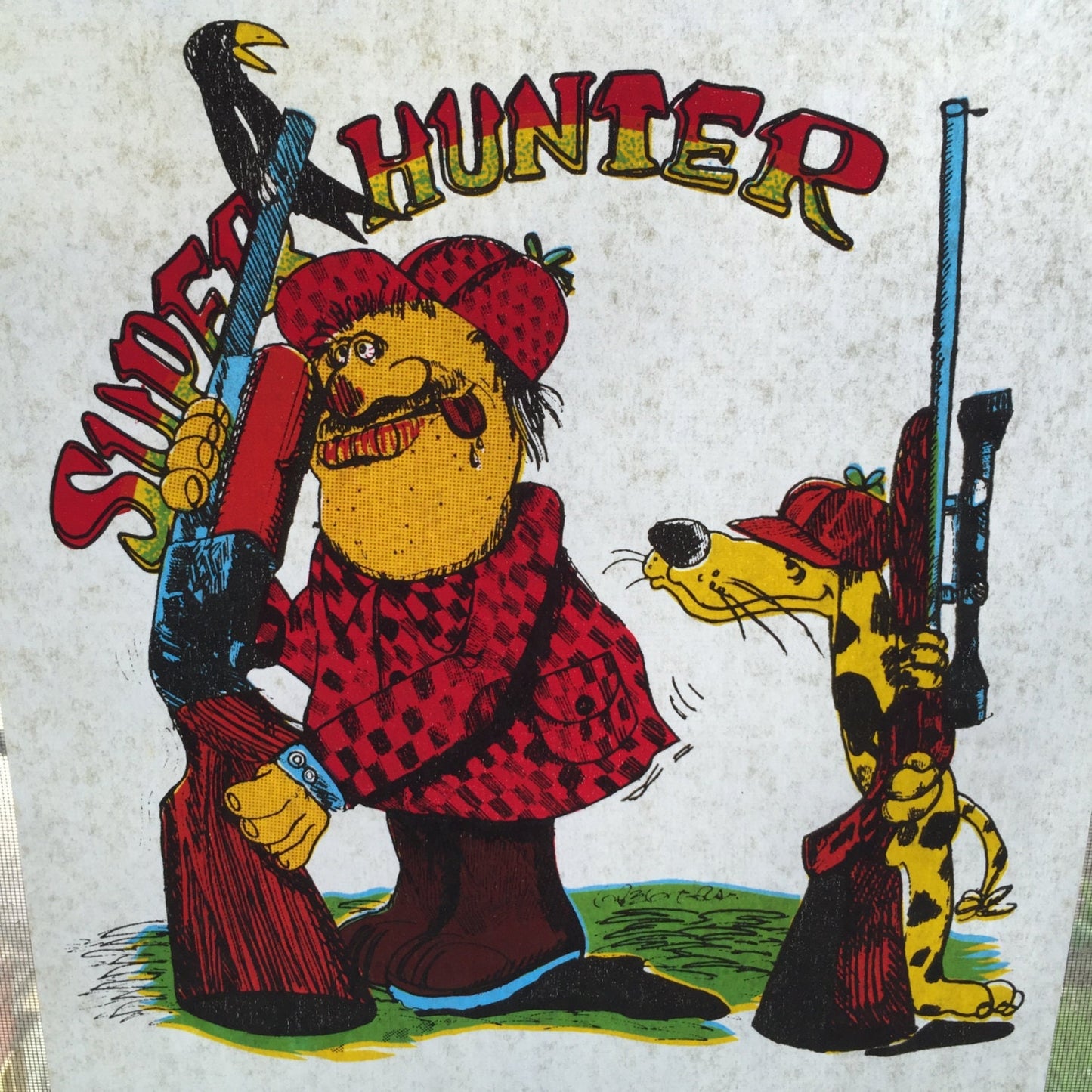 Super Hunter Vintage Iron On Heat Transfer