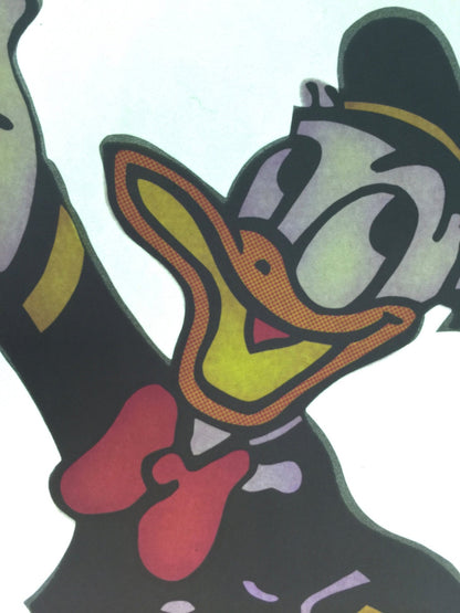 Donald Duck Vintage Iron On Heat Transfer